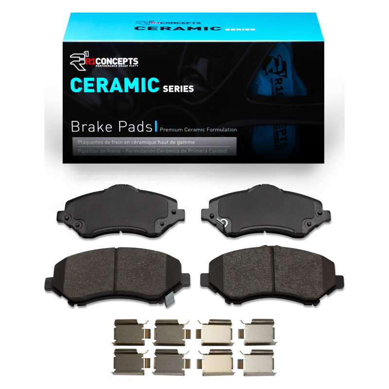 Chrysler Town & Country Brake Pads - Front - R1 Concepts - R1 Ceramic - `07-`18